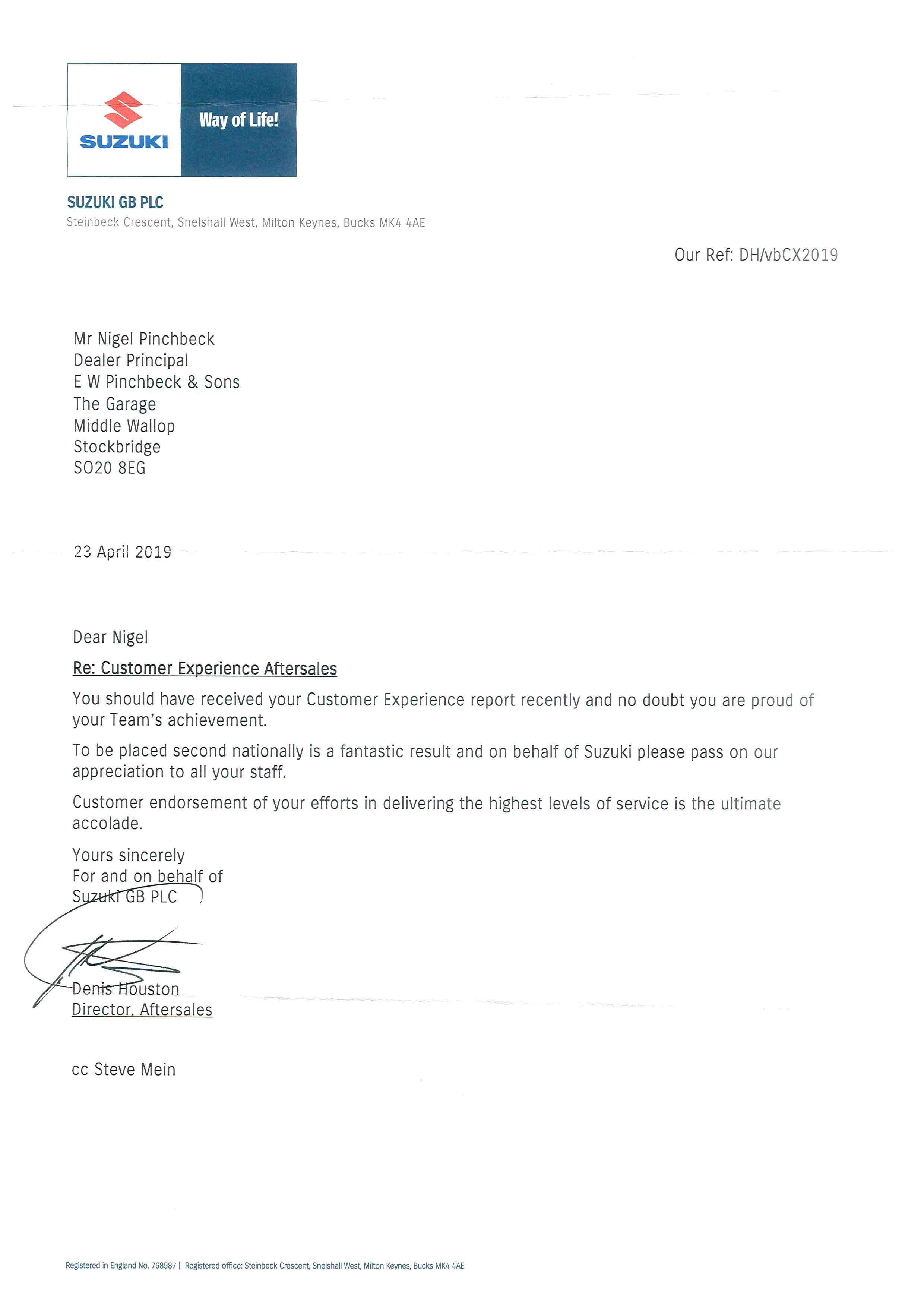 Customer Experience Aftersales